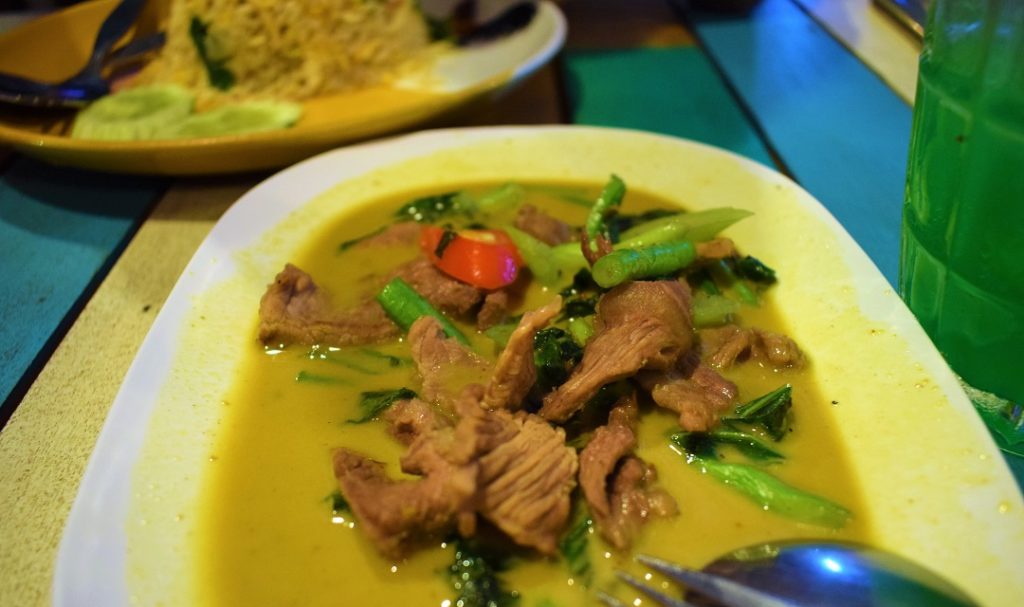 Beef in Yellow curry