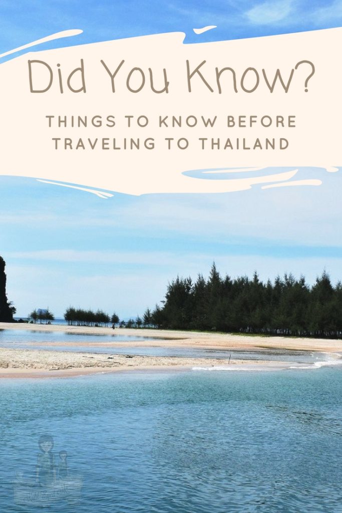 Things to know before traveling to thailand Pinterest Images