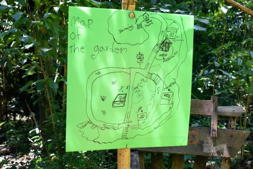 Map of the Giant Catfish Farm Thailand