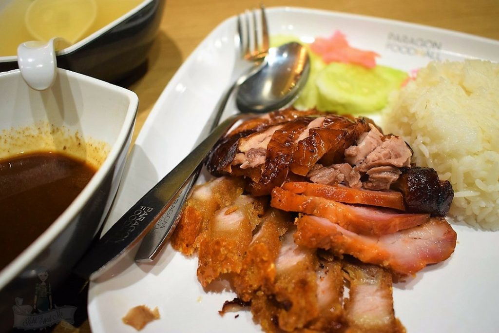 Barbequed Pork, Duck and Roast Pork with Rice