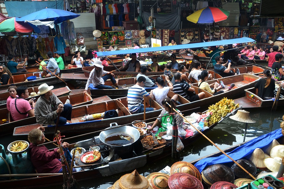 Floating Market Thailand Images