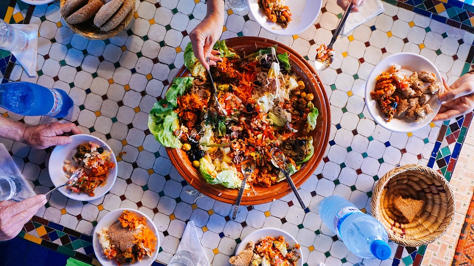 food-salad-lunch table