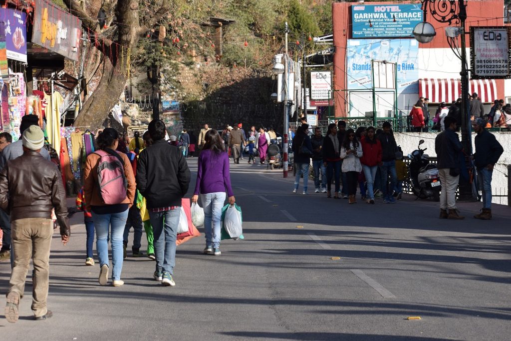 Mall Road Mussoorie