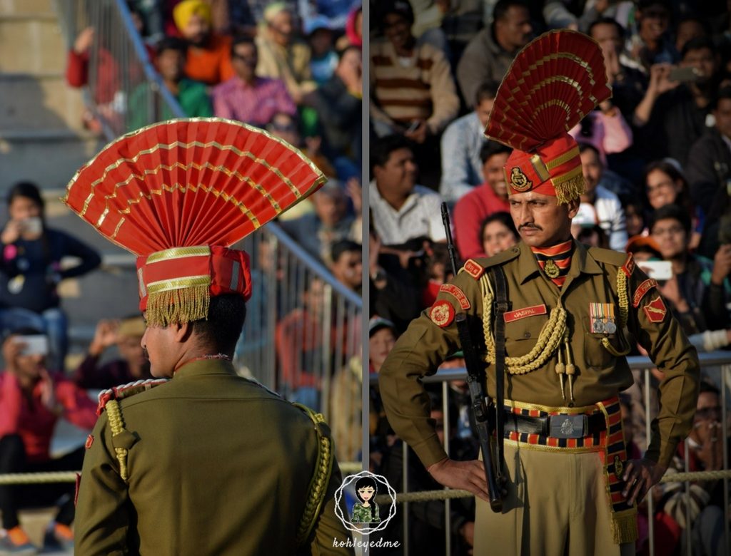 Wagah Border retreat ceremony