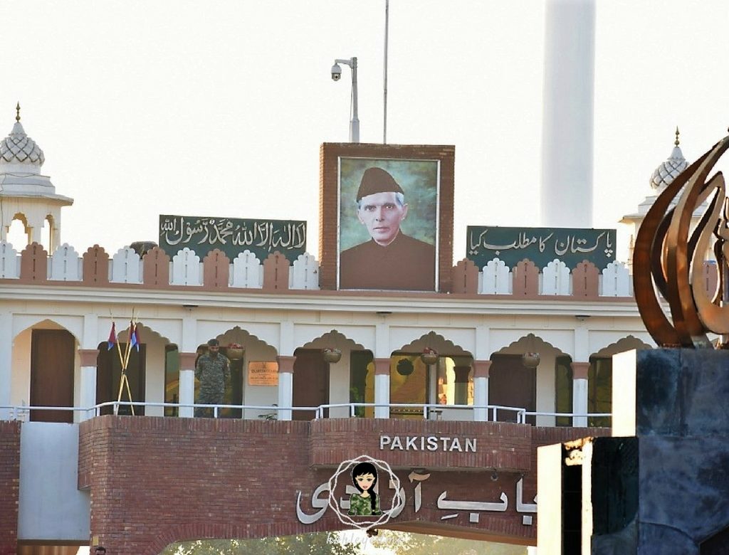 Wagah Border Pakistan Muhammad Ali Jinnah
