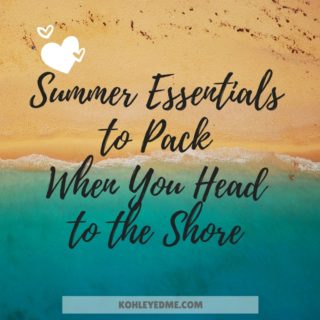 summer essentials- beach essentials kohleyedme.com