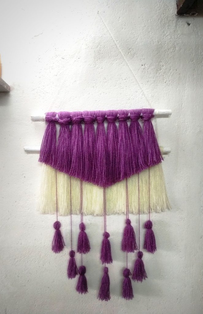 DIY Yarn Wall Hanging