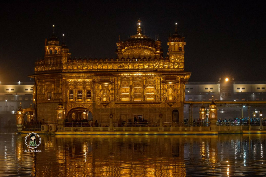 Golden Temple at night kohleyedme.com