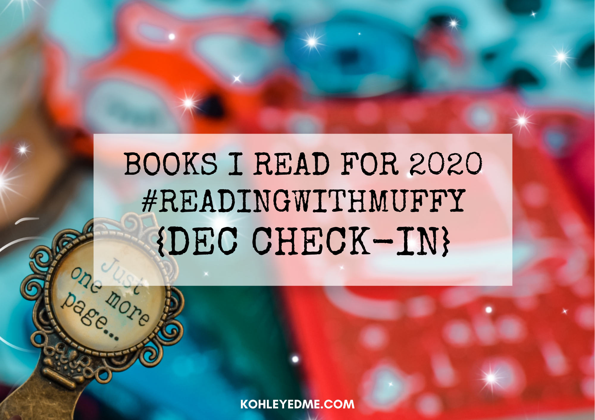 books i read for 2020 reading with muffy december check in post